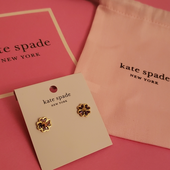 ♠️Kate Spade "Spades & Studs" Earrings - Picture 4 of 10